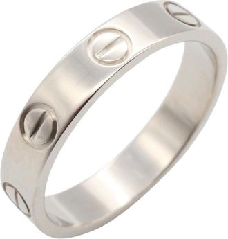Cartier Silver White Gold (18K) Band Ring (Pre-Owned)