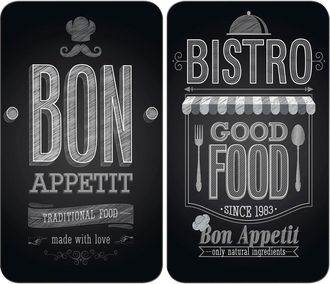WENKO Herd-Abdeckplatte »Universal Modell Bon Appetit« Herdabdeckung für alle Herdarten, kratzfest, mit rutschfesten Füssen