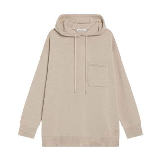 Max Mara Hoodies, female, Beige, Size: XS Beige Hoodie Sweaters