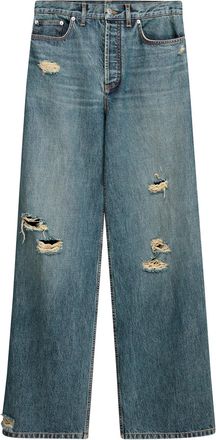Dior WIDE COTTON TWILL JEANS - Christian Dior - Man