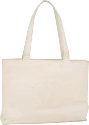 Chanel Pre-owned Tote Bags, female, White, Size: ONE SIZE Pre-owned Vintage Tote Bag
