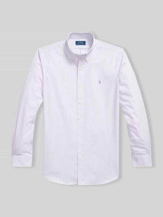 Polo Ralph Lauren Regular Fit Freizeithemd aus Baumwoll-Mix in Violett, Gr&ouml;&szlig;e XXL