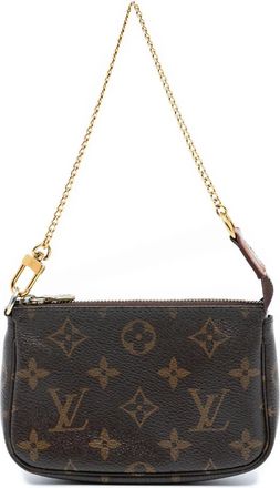 Louis Vuitton 2019 Monogram Mini Pochette Accessoires handbag - Marrone