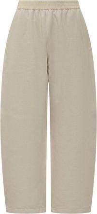 STUDIO NICHOLSON Womens Wool Trousers - Nude - Size EU 34 (Womens)