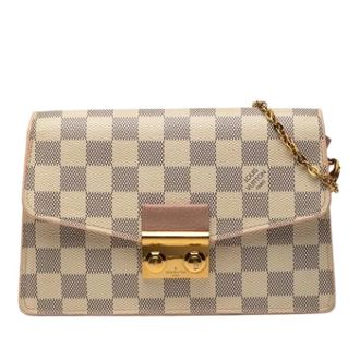 Louis Vuitton Pre-owned Croisette Wallet on Chain - Dames - Pre-owned - Wit - Maat: ONE Size