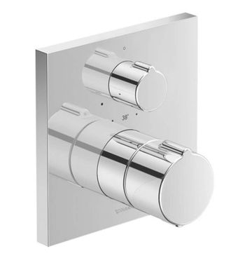 Duravit Duravit - C.1 Termostato De Ducha Empotrado, Roseta Cuadrada, 1