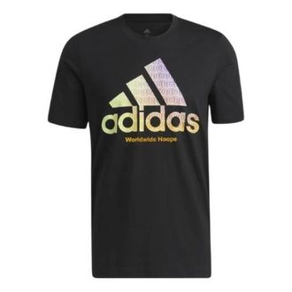 adidas We Ball Together Badge of Sport T-shirt Black HC6902