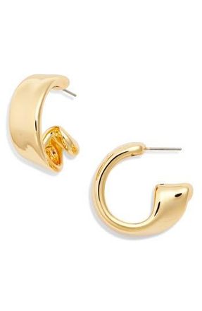 JENNY BIRD Large Aurelia Hoop Earrings in High Polish Gold at Nordstrom Rack