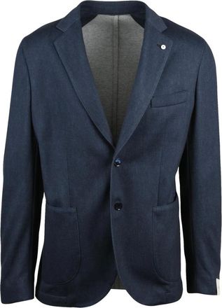 L.B.M. 1911 L.b.m. 1911, Heren, Jassen, Blauw, Maat: XL Katoen