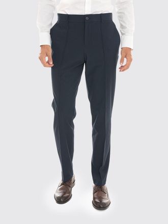 HUGO BOSS Pantaloni sartoriali in lana con tasche America e chiusura a zip