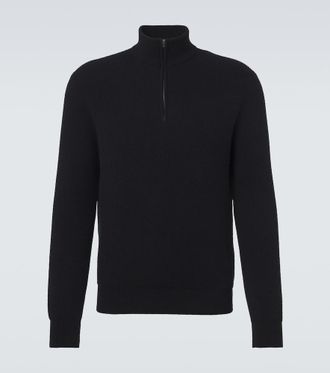 Agnona Cashmere half-zip sweater