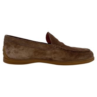 Tod's TodS Pre-owned Mens Loafers in Brown Suede - Size UK 9
