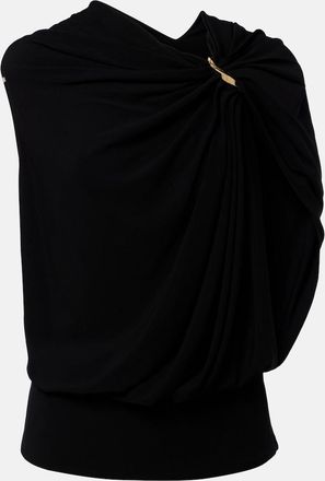 Sportmax Draped cr&ecirc;pe top