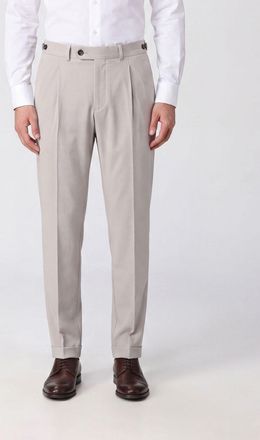 Roberto Ricci Design Pantaloni chino slim fit in tessuto tecnico SURFLEX con tasche a patta