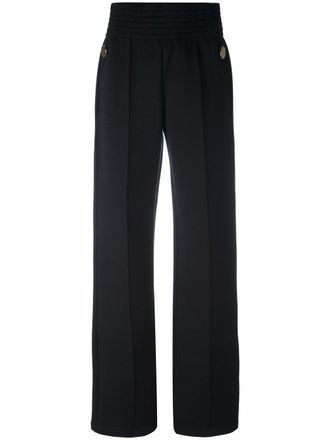 Givenchy straight leg trousers - women - Cotton/Cotton/Polyamide - 38 - Black