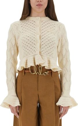 Chlo&eacute; Donna, Maglie, Beige, M, new