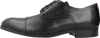 Fluchos Stijlvolle Veterschoenen voor Mannen - Heren - Nette schoenen - Zwart - 44 EU - Schoenen