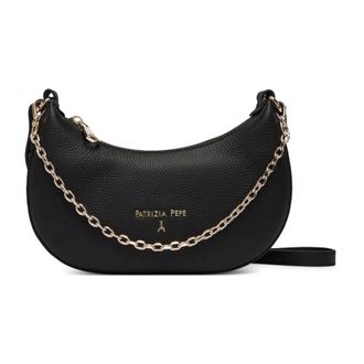 Patrizia Pepe Patrizia Pepe, Shoulder Bags, female, Black, Size: ONE SIZE Shoulder Bags