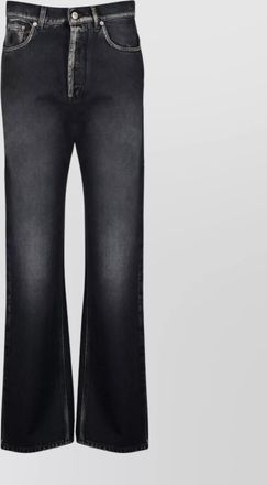Moschino straight leg trousers featuring five pockets