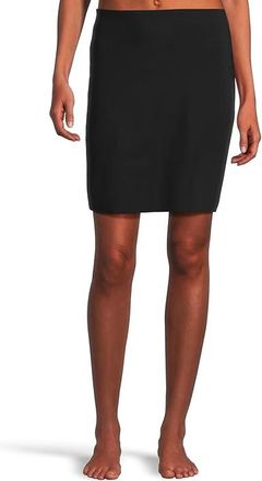 Commando Half Slip with Control Short Womens Underwear Black : LG (12-14), Elastane/Nylon