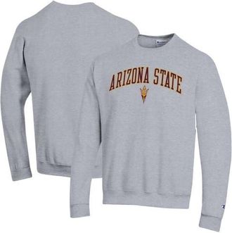 Champion Mens Champion Heather Gray Arizona State Sun Devils Arch Over Logo Pullover Sweatshirt at Nordstrom, Size Xx-Large