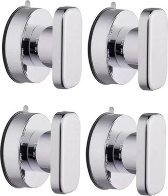 OEM Barra De Soporte De Seguridad - Juego De 4 Piezas, Montaje En Pared, Antideslizante, Apta Para Ba&ntilde;o Y Aseo, Color Plata