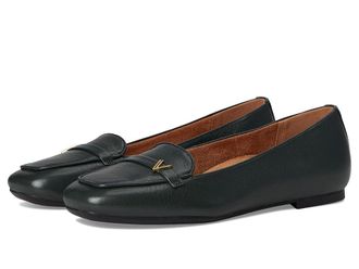 Vionic Hayes Skimmers Womens Flat Shoes Scarab Green Leather : 8 M