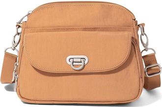 Baggallini Coastal Flip Lock Crossbody Cross Body Womens Handbags Acorn, Nylon