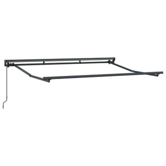 vidaXL Estructura De Toldo Manual Ajustable Antracita 2,5 X 2 M Acero Vidaxl