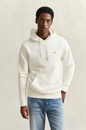GANT Men Shield Hoodie (XXXL) EGGSHELL