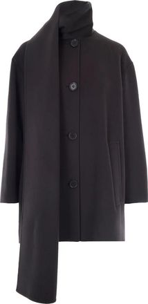 Max Mara Alicia Jas - Dames - Mantel - Grijs - 2XS - Wol - Jassen
