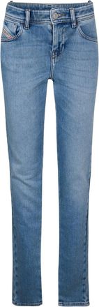 Diesel Damesjeans met rechte pijpen uit 1994 (Blauwe Denim)