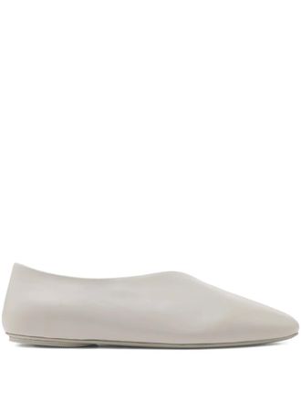 Mars&egrave;ll Strascico slip-on ballet flats - women - Calf Leather/Calf Leather/Calf Leather/Rubber - 38.5 - Neutrals
