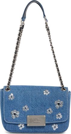 Marc Jacobs Denim Sequin Daisy Shoulder Bag in Medium Denim at Nordstrom Rack