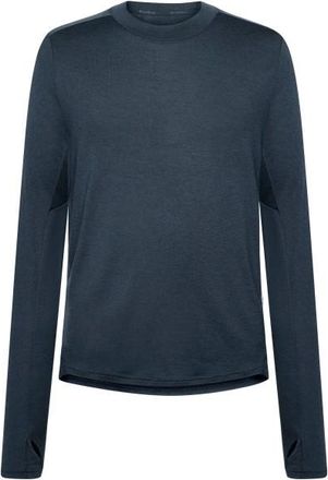 Knowledge Cotton Apparel Cleaver Wool 175 Single L/S Merinoshirt für Herren | total eclipse