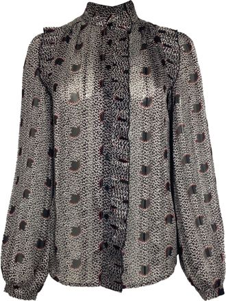 BA&SH Ba & Sh Precious Printed Top in Multicolor Polyester