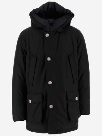 Woolrich Black ARCTIC PARKA IN RAMAR CLOTH