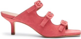 Scarosso Manuela 60mm suede sandals - women - Suede - 38.5 - Pink