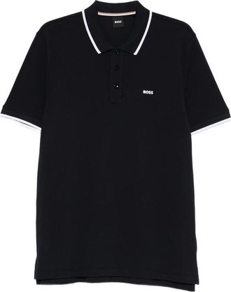 HUGO BOSS Tipped Short-sleeve Polo Shirt