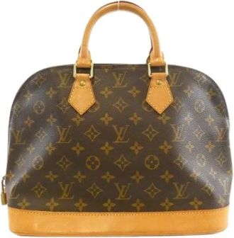 Louis Vuitton Pre-owned Handbags, female, Brown, Size: ONE SIZE Pre-owned Alma Monogram Bag