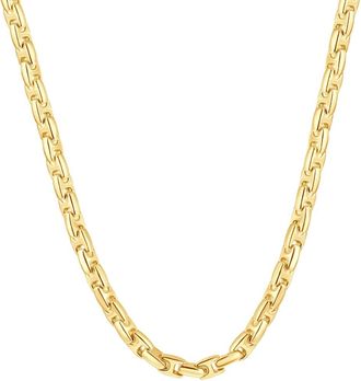 Pompeii3 14k Yellow Gold Womens 24 Chain Necklace 42 Grams 7mm Thick