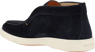 Santoni Mens Trainers Blue Sneaker