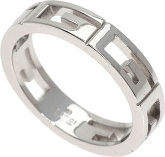 Gucci White Gold (18K) Band Ring (Pre-Owned)