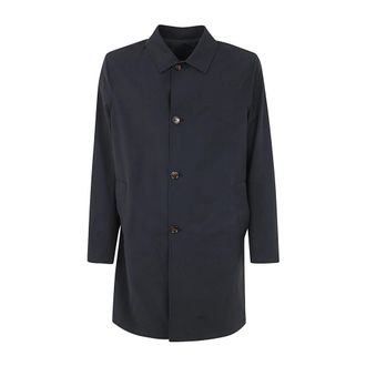 Kired Klassieke Trench Coats - Heren - Mantel - Blauw - 3XL - Jassen