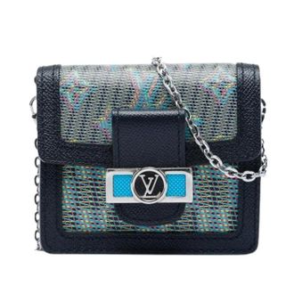 Louis Vuitton Pre-owned Dauphine BB Bumbag - Dames - Pre-owned - Blauw - Maat: ONE Size Leer
