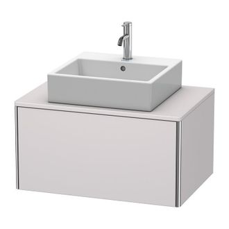 Duravit Mueble De Pared Duravit Xsquare 80.0 X 54.8 Cm, 1 Extra&iacute;ble, Color (frente/cuerpo): Blanco Lila Seda Laca Mate - Xs490008787
