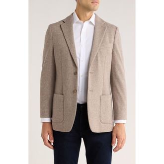Tommy Hilfiger Two-Button Sport Coat in Beige/Grey at Nordstrom Rack, Size 36 Regular