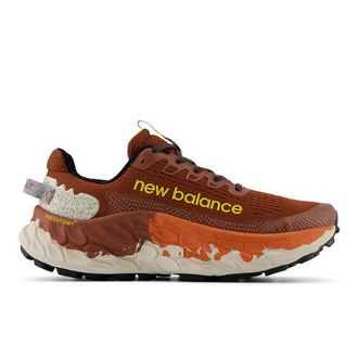 New Balance Mens Fresh Foam X Trail More v3 in Brown/Orange Synthetic, size 7