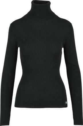 Calvin Klein Jeans Sottogiacca Turtleneck - Dames - Coltruien - Zwart - XS - Katoen - Truien & Vesten