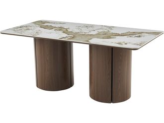 Habitat et Jardin Mesa De Comedor Rectangular De Cer&aacute;mica Pendora milano - 6 Plazas - Marr&oacute;n